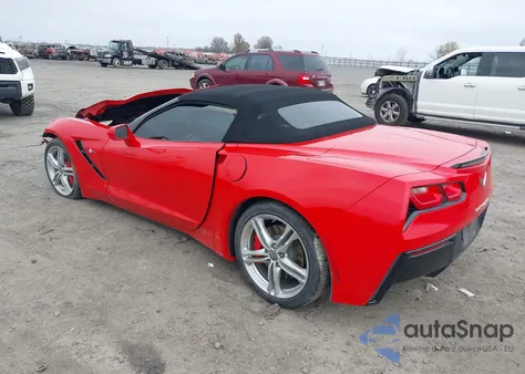 2016 Chevrolet Corvette Stingray z USA, uszkodzony, nr VIN 1G1YB3D71G5123169